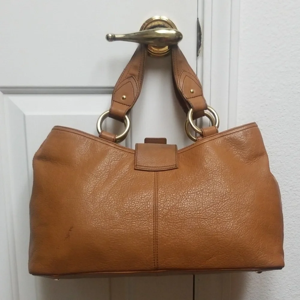 Large/Med KENNETH COLE Leather Satchel Bag